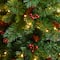6ft. Pre-Lit Flat Back Montreal Mountain Pine Artificial Christmas Tree, White LED Lights